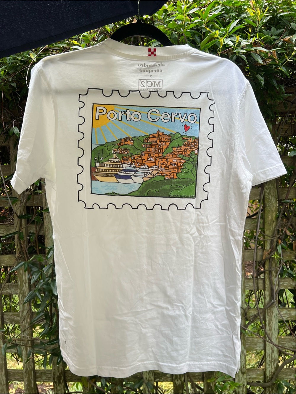 MC2 St.Barth x Alessandro Enriquez Porto Cervo Graphic Stamp Tee